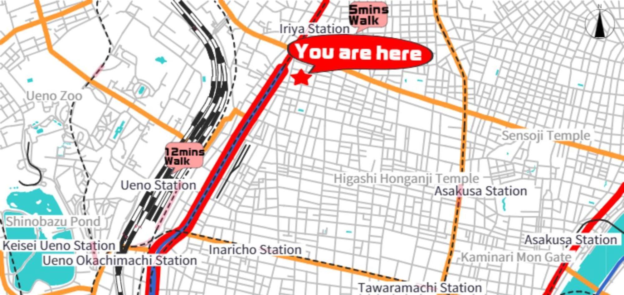 Ueno Iriya Tokyo prefektur